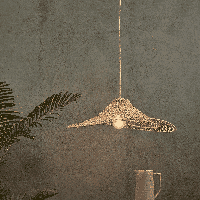 GOOD&MOJO Hanglamp 'Cuzco' Jute, 65cm, kleur Naturel - thumbnail