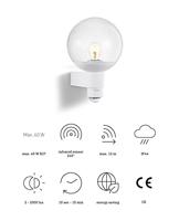 Steinel BollampL400S met bewegingsmelder - 611118 - thumbnail