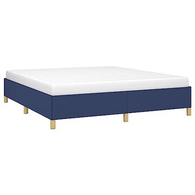 Boxspring bed stof blauw 160x200 cm Boxspring bed stof blauw 160x200 cm