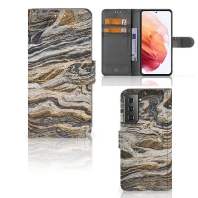 Samsung Galaxy S21 | Bookcase | Steen | Portemonnee hoesje