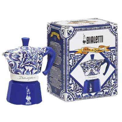 Italiaanse Koffiepot Bialetti D&G BLU MEDI 4T Blauw Roestvrij staal 4 Koppar
