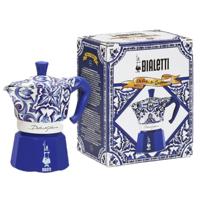 Italiaanse Koffiepot Bialetti D&G BLU MEDI 4T Blauw Roestvrij staal 4 Koppar - thumbnail