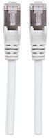 Intellinet 741910 RJ45 Netwerkkabel, patchkabel CAT 6a (losse kabel CAT 7) S/FTP 7.50 m Wit Halogeenvrij 1 stuk(s) - thumbnail