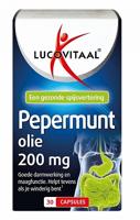 Lucovitaal Pepermunt Olie 200mg 30Capsules - thumbnail