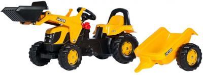 Rolly Toys traptractor rollykid jcb junior geel/zwart