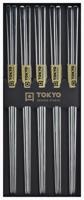 RVS Eetstokjes Set - Tokyo Design Studio - Zilver - 5 paar - thumbnail