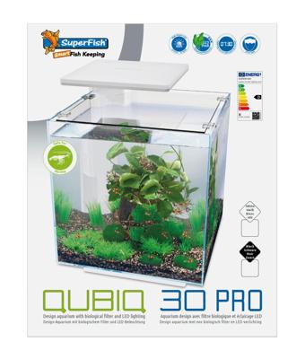 Aquarium Qubiq 30 pro wit Superfish - Superfish