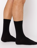 Bamboe sokken met badstof zool - thumbnail