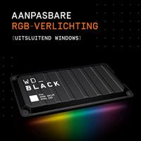 Western Digital 1 TB Externe SSD harde schijf USB-C 3.2 Gen 2x2 Zwart WDBAWY0010BBK-WESN - thumbnail