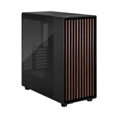 PC-behuizing - FRACTAL DESIGN - North XL Charcoal Black TG Dark - FD-C-NOR1X-02 - E-ATX - Strak ontwerp van hout en legering PC-behuizing - FRACTAL DESIGN - North XL Charcoal Black TG Dark - FD-C-NOR1X-02 - E-ATX - Strak ontwerp van hout en legering