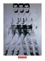 Kunstdruk Andy Warhol - Elvis 1963 Triple 66x90cm - thumbnail