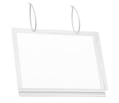 Durable waterbestendige hoes, met kabelbinders, ft A4, pak van 5 stuks