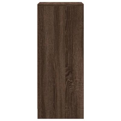 Dressoir met LED 42,5x34x85 cm bewerkt hout bruin eikenkleur Dressoir met LED 42,5x34x85 cm bewerkt hout bruin eikenkleur