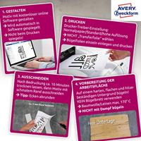 Avery-Zweckform My Design T-Shirt MD1001 Inkjet-textielfolie DIN A4 Voor licht textiel, Geoptimaliseerd voor inkjet 5 vellen - thumbnail