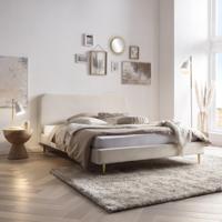 Artistiq Bed 'Federico' Velvet, 140 x 200cm, kleur beige - thumbnail