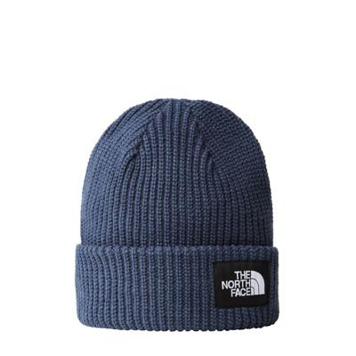 The North Face Salty Lined Beanie Muts Heren Shady Blue One Size