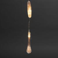 Konstsmide Lichtgordijn Buiten Energielabel: G (A - G) 140 LED Barnsteen (b x h) 1200 mm x 1400 mm - thumbnail