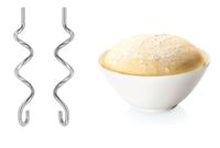 Elektrische handmixer - BOSCH - MFQ2600G ErgoMixx - 375 W - 4 snelheden + turbo - Wit / Grijs - thumbnail