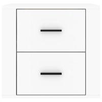 Nachtkastje wandgemonteerd 50x36x47 cm wit - thumbnail