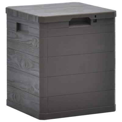 Opbergbox voor in de tuin 90 L bruin Opbergbox voor in de tuin 90 L bruin