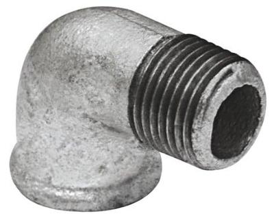 Kirchhoff Smeedbaar ijzeren bocht 90°, verzinkt, 3/4"H x 3/4"AG, (92) (5x) - 989722060