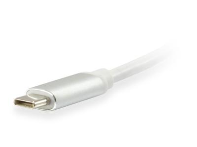 Equip USB C MALE TO MINI DP USB Type C Mini DisplayPort Wit kabeladapter/verloopstukje Equip USB C MALE TO MINI DP USB Type C Mini DisplayPort Wit kabeladapter/verloopstukje
