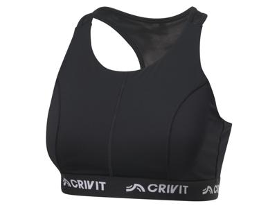 CRIVIT Dames sport-BH (Zwart, M (40/42))