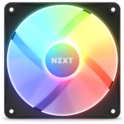 NZXT f120 rgb core case fan (zwart, 120 x 120 x 26 mm, pwm, zonder controller)
