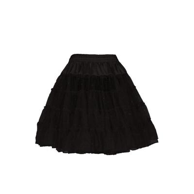 Petticoat glitter zwart