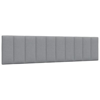 Hoofdbordkussen "Hanko" 200 cm stof lichtgrijs Hoofdbordkussen "Hanko" 200 cm stof lichtgrijs