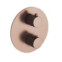 Hotbath Buddy Inbouwthermostaat 2 weg-stop-omstel - Geborsteld Koper PVD CB009EXTBCP - thumbnail