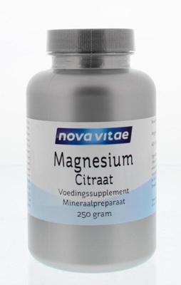 Nova Vitae Nova Vitae Magnesium Citraat Poeder (250g)