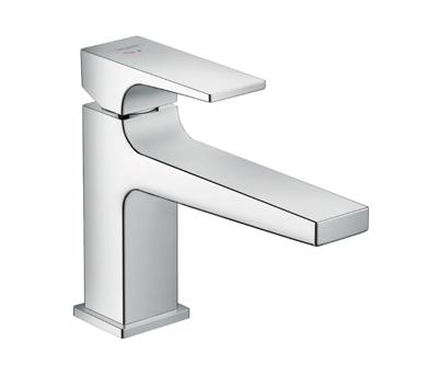 Hansgrohe Metropol ééngreeps wastafelmengkraan 100 CoolStart met rechte greep en PushOpen afvoerplug, chroom Hansgrohe Metropol ééngreeps wastafelmengkraan 100 CoolStart met rechte greep en PushOpen afvoerplug, chroom