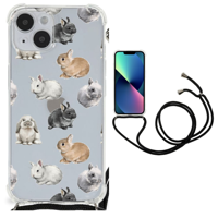 Case Anti-shock voor iPhone 14 Plus Konijntjes - thumbnail