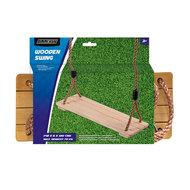 Alert outdoor houten schommel 42x5x130 cm - thumbnail