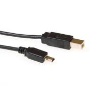 ACT SB2482 1.8m Mini-USB A USB B Zwart USB-kabel - thumbnail