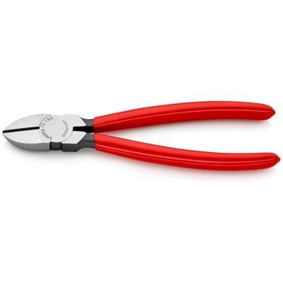 Knipex Zijsnijtang | 180 mm Lengte | Kunststof Bekleed | Zwart Geatramenteerd - 70 01 180 SB Knipex Zijsnijtang | 180 mm Lengte | Kunststof Bekleed | Zwart Geatramenteerd - 70 01 180 SB