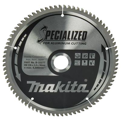 Makita Cirkelzaagblad voor Aluminium | Specialized | Ø 235mm Asgat 30mm 80T - B-33277
