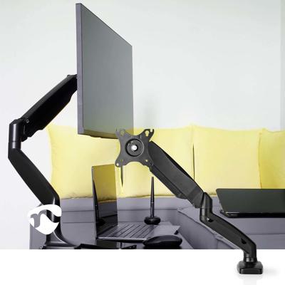 Nedis Monitorbeugel voor Bureaus | Gasveer | 1 Scherm(en) | 15 - 32 " | 75x75 / 100x100 | Draai- en Kantelbaar - MMSISGS110BK Nedis Monitorbeugel voor Bureaus | Gasveer | 1 Scherm(en) | 15 - 32 " | 75x75 / 100x100 | Draai- en Kantelbaar - MMSISGS110BK