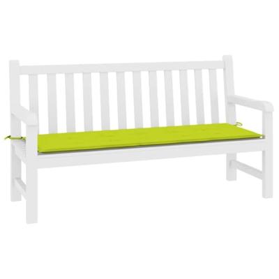 VidaXL Tuinbankkussen 200x50x4 cm oxford stof heldergroen