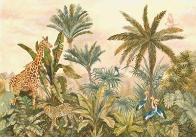 Komar Into Adventure Fotobehang Tropical Vintage Garden - IAX8-0005