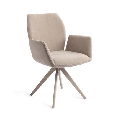 Jesper Home Misaki eetkamerstoel Sand Strand turn beige