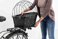 TRIXIE FIETSMAND MET DRAADKOEPEL ACHTEROP ZWART 35X49X55 CM - thumbnail