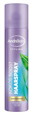 Andrelon Fixatie spray kokos boost (250 ml)