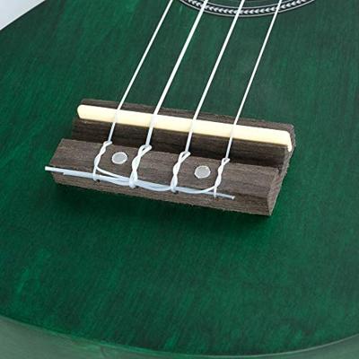 Cascha HH 3963 sopraan ukelele groen met tas en plectra