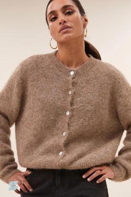 By-Bar cleo natural cardigan | biscuit