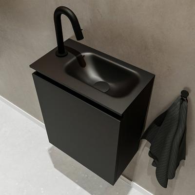 MONDIAZ TURE 40cm toiletmeubel urban. EDEN wastafel urban rechts 1 kraangat
