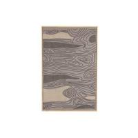 Zuiver Wanddecoratie 'Shallow' Mangohout en stof, 104 x 68cm - thumbnail