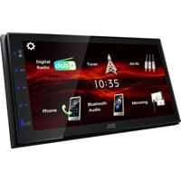 JVC KWM180DBT Autoradio met scherm dubbel DIN Bluetooth handsfree, DAB+ tuner, Aansluiting voor achteruitrijcamera, Aansluiting voor stuurbediening - thumbnail