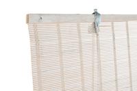 Rolgordijn DKD Home Decor Gelakt Wit Bamboe 120 x 2 x 230 cm - thumbnail